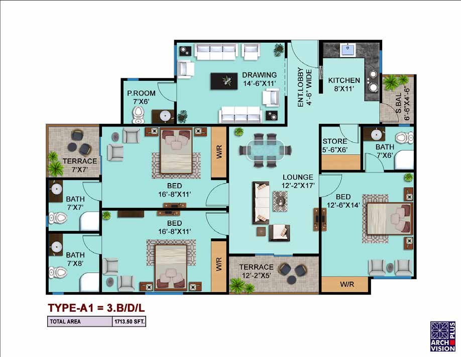 Lotus floor plan