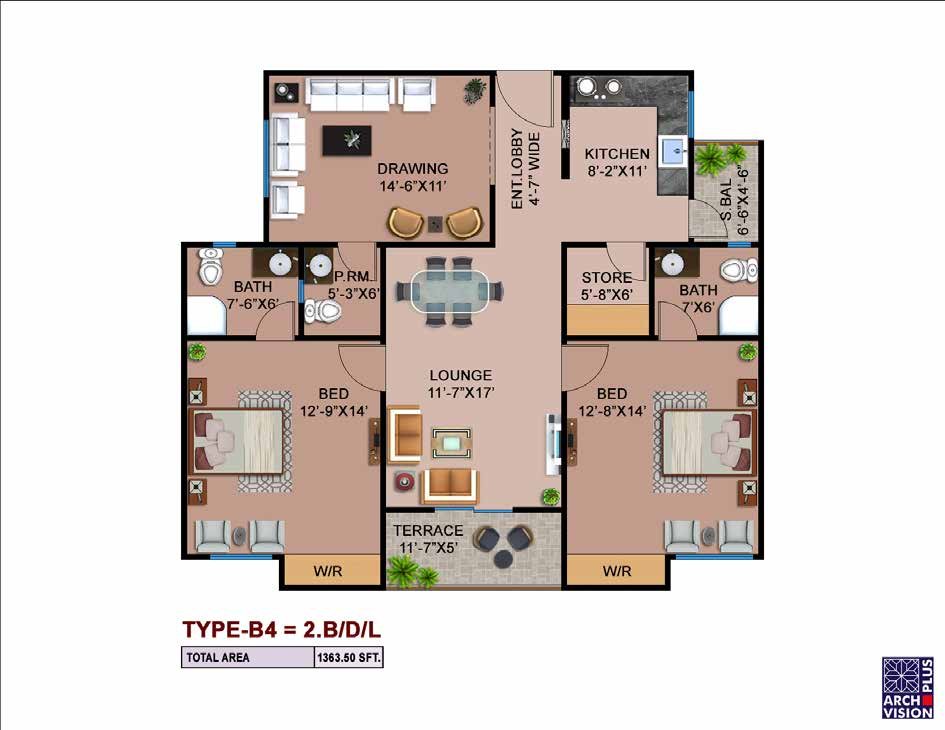Orchid floor plan