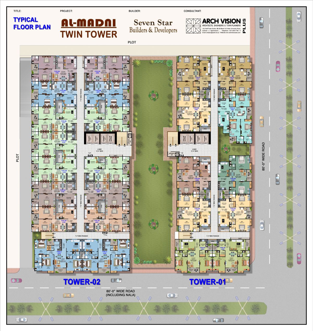 Typical floor plan with Iris highlighted